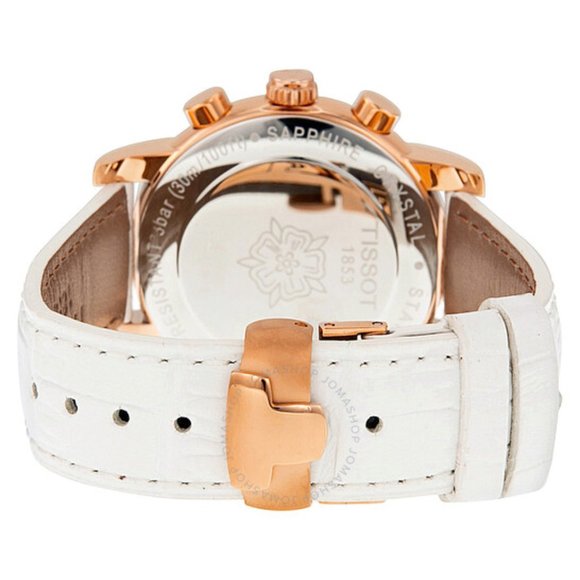 Tissot Rose Gold Watch With Mother of Pearl Dial